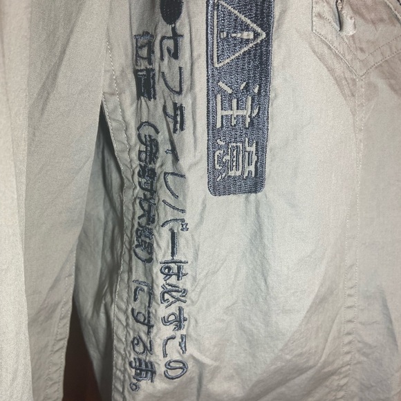 INC International Concepts Snap Button Gun Shirt Long Sleeves Size Small - Picture 5 of 8